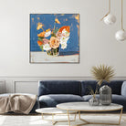 Peach and White Bouquet by Pamela Munger on GIANT ART - abstract abstract