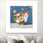 Peach and White Bouquet by Pamela Munger on GIANT ART - abstract abstract