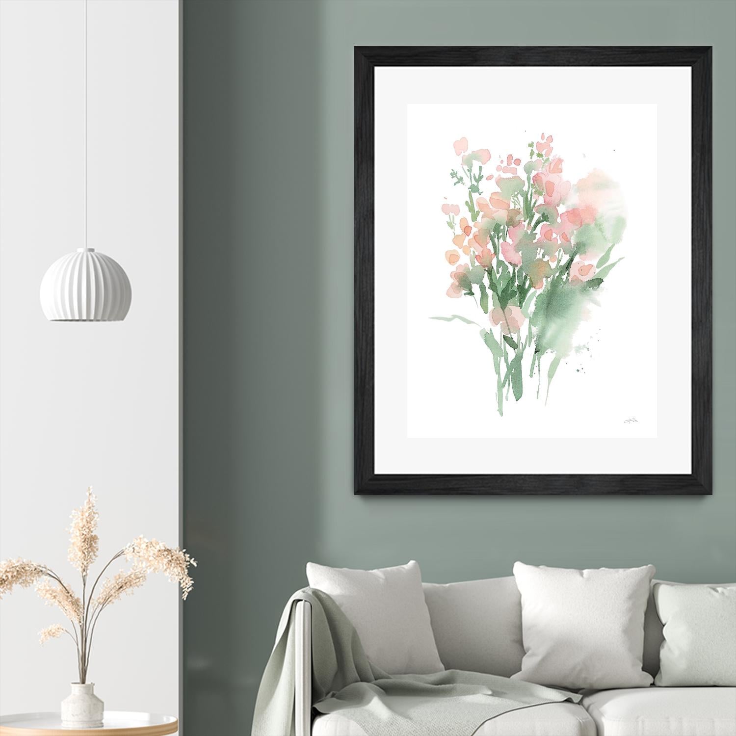 Vibrant Blooms II by Katrina Pete on GIANT ART - pink flowers floral