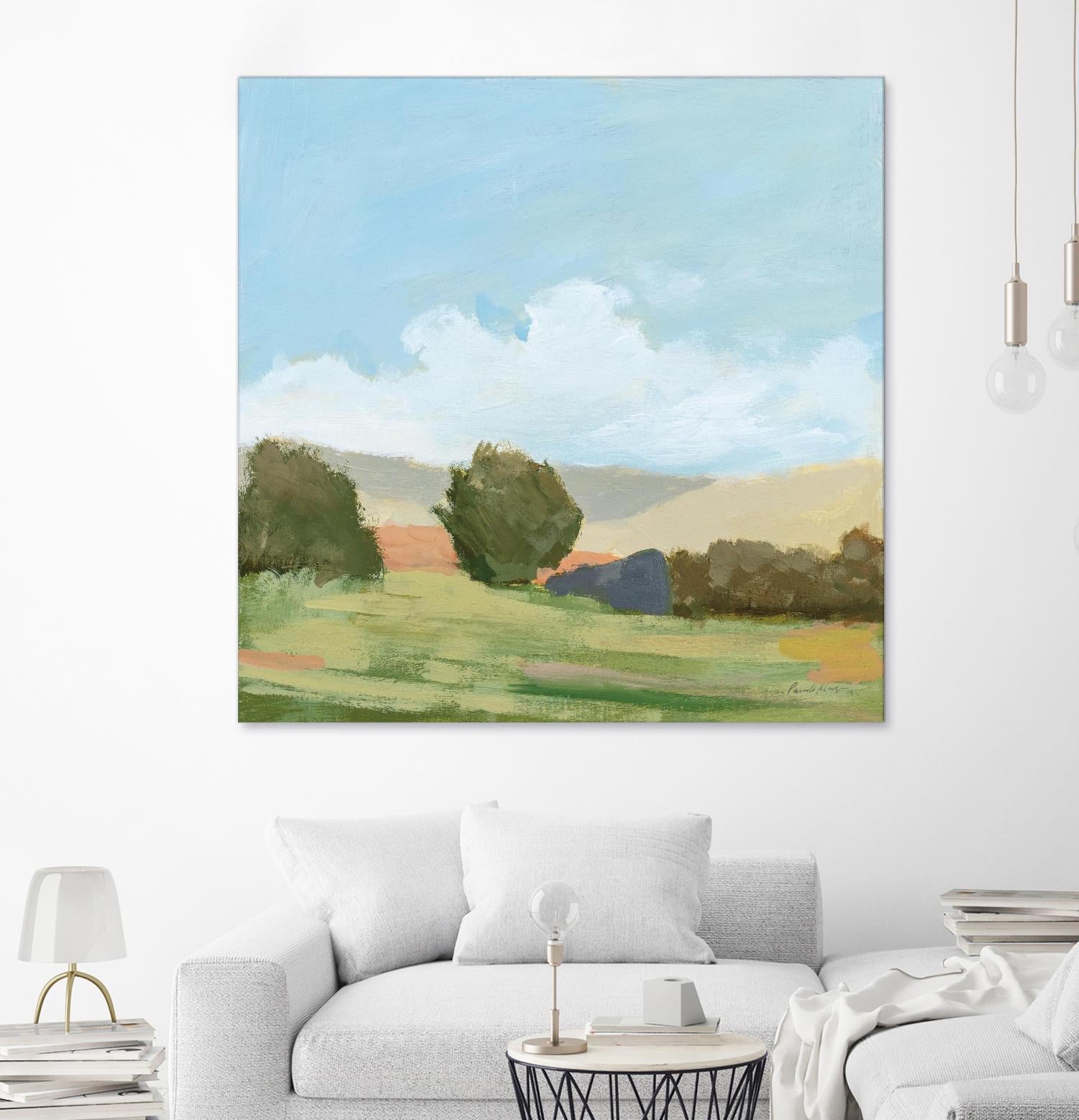 Early Spring by Pamela Munger on GIANT ART - landscape blue