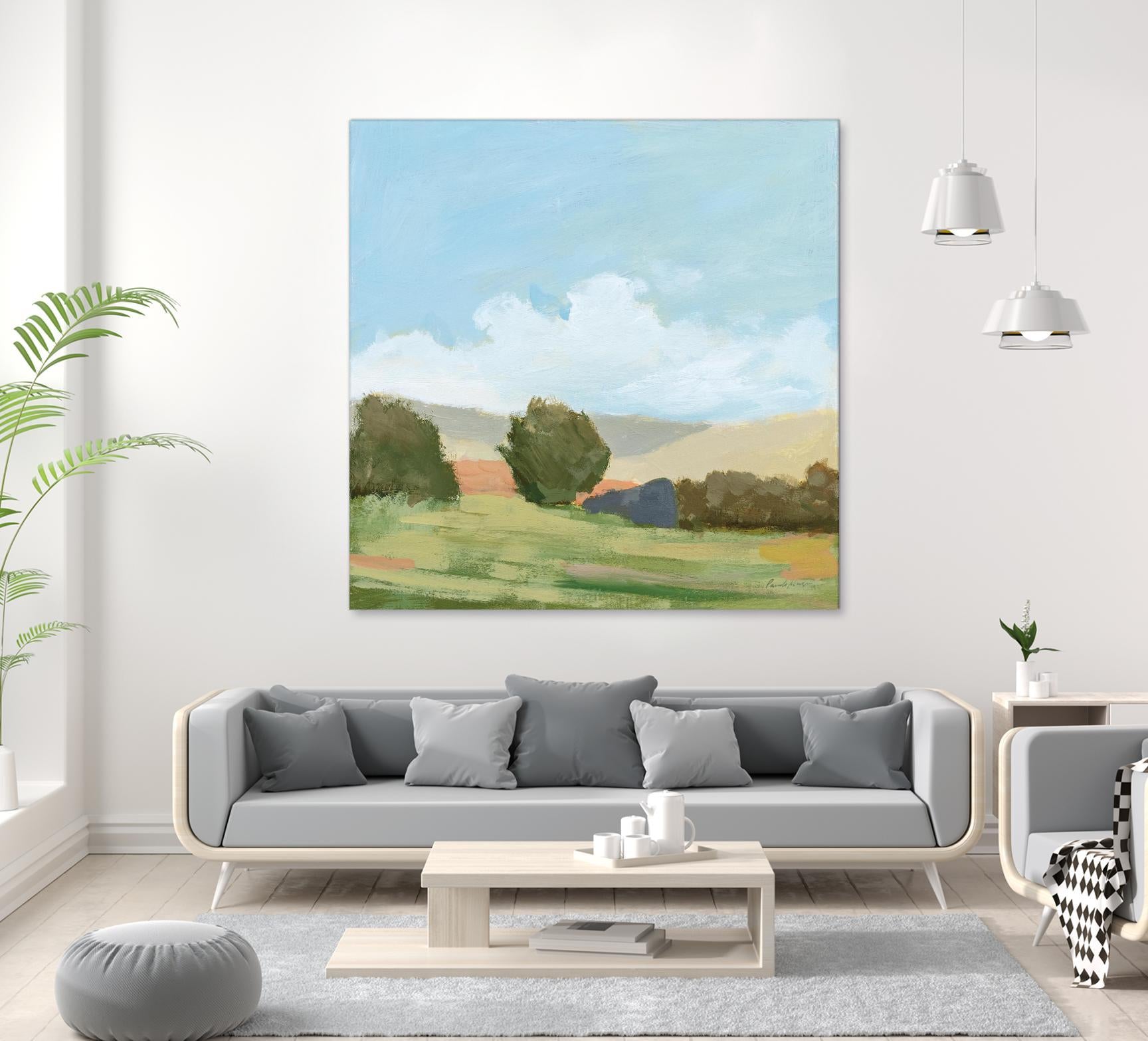 Early Spring by Pamela Munger on GIANT ART - landscape blue