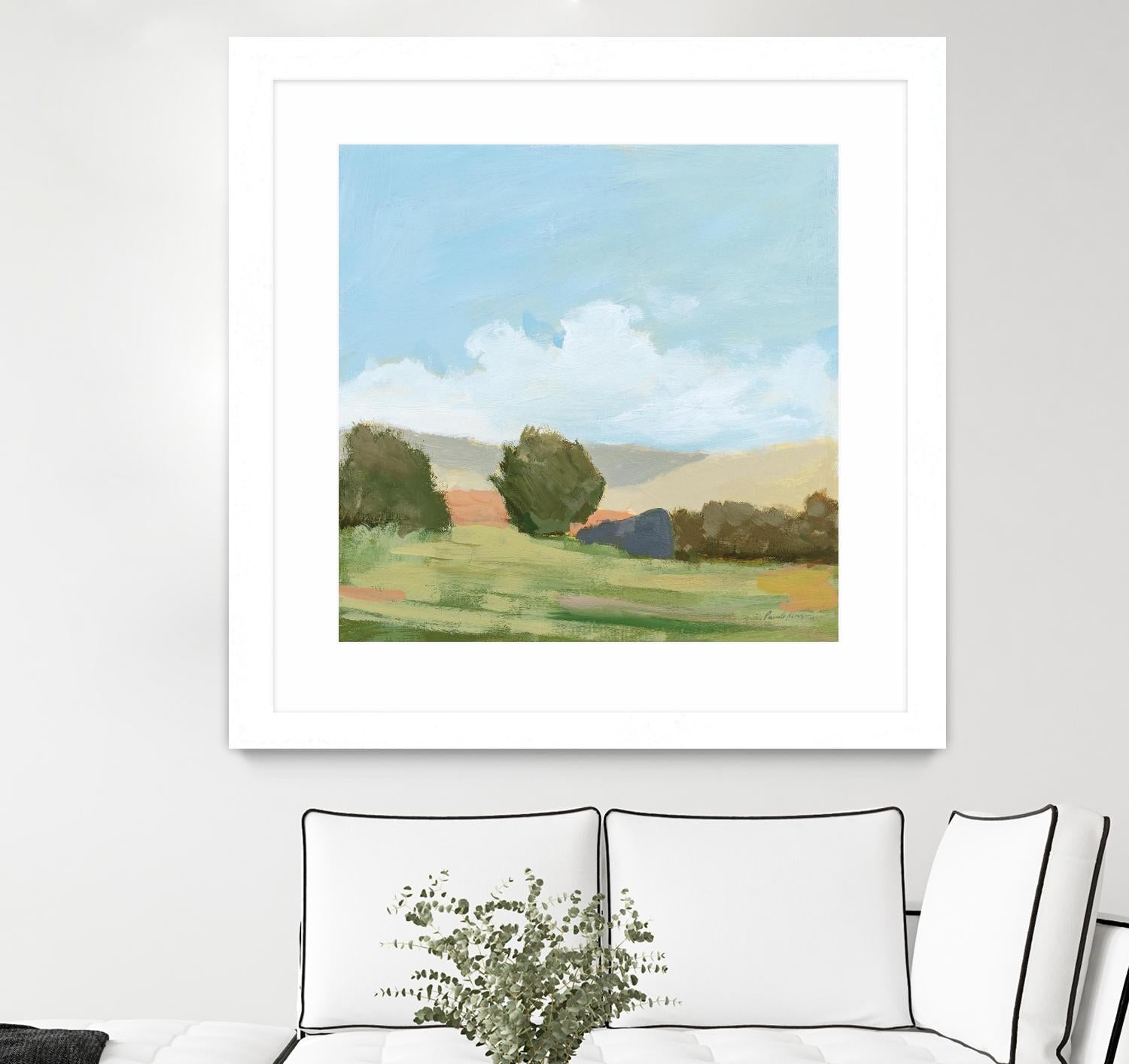 Early Spring by Pamela Munger on GIANT ART - landscape blue