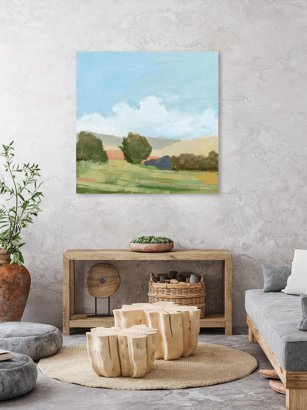 Early Spring by Pamela Munger on GIANT ART - green plants & trees mountains