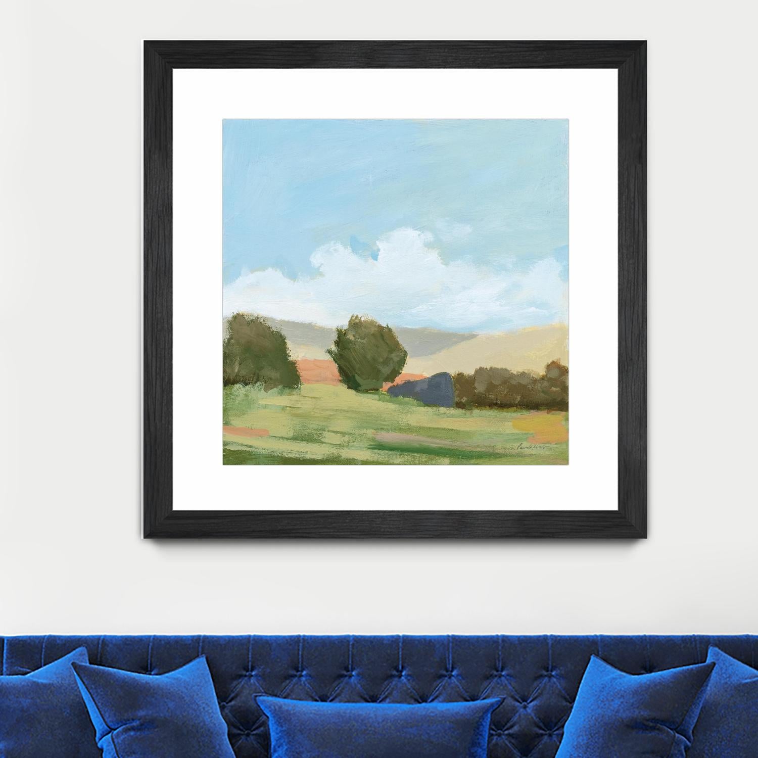 Early Spring by Pamela Munger on GIANT ART - landscape blue