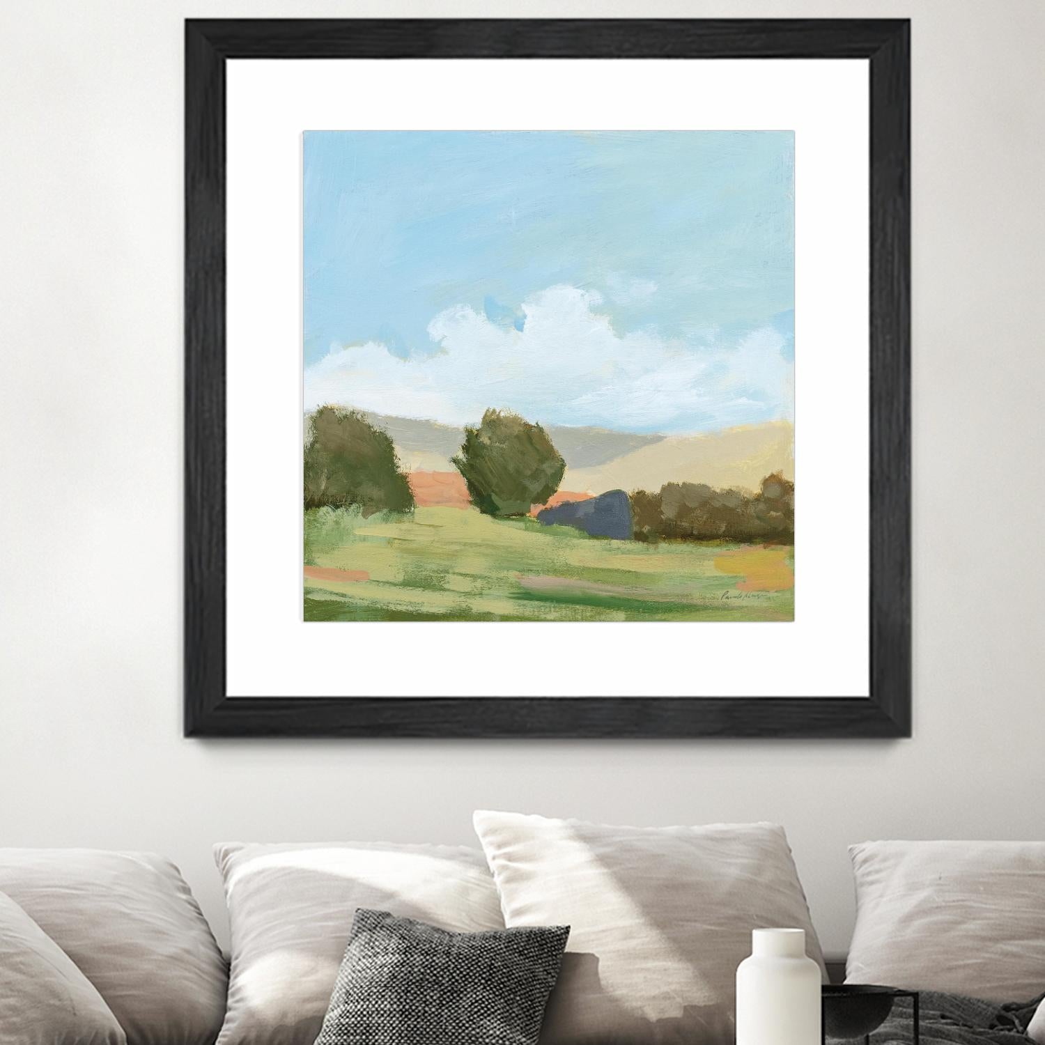 Early Spring by Pamela Munger on GIANT ART - landscape blue