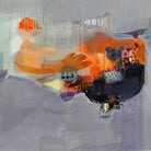 Carried Away by Lina Alattar on GIANT ART - multicolor abstracts; contemporary