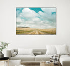 Dirt Road Travels by Annie Bailey Art on GIANT ART - white,blue landscapes, photography
