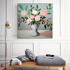 Spring Florals 1 by Marisa Anon on GIANT ART - pink,green floral,still life