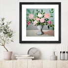 Spring Florals 1 by Marisa Anon on GIANT ART - pink,green floral,still life