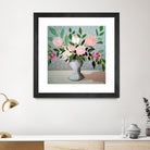 Spring Florals 1 by Marisa Anon on GIANT ART - pink,green floral,still life