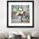 Spring Florals 1 by Marisa Anon on GIANT ART - pink,green floral,still life