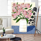 Spring Florals 5 by Marisa Anon on GIANT ART - pink,yellow floral,still life