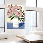 Spring Florals 5 by Marisa Anon on GIANT ART - pink,yellow floral,still life