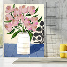 Spring Florals 5 by Marisa Anon on GIANT ART - pink,yellow floral,still life