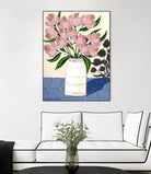 Spring Florals 5 by Marisa Anon on GIANT ART - pink,yellow floral,still life