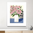 Spring Florals 5 by Marisa Anon on GIANT ART - pink,yellow floral,still life