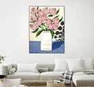 Spring Florals 5 by Marisa Anon on GIANT ART - pink,yellow floral,still life