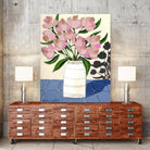 Spring Florals 5 by Marisa Anon on GIANT ART - pink,yellow floral,still life