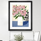 Spring Florals 5 by Marisa Anon on GIANT ART - pink,yellow floral,still life