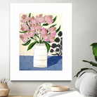 Spring Florals 5 by Marisa Anon on GIANT ART - pink,yellow floral,still life