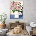 Spring Florals 5 by Marisa Anon on GIANT ART - pink,yellow floral,still life