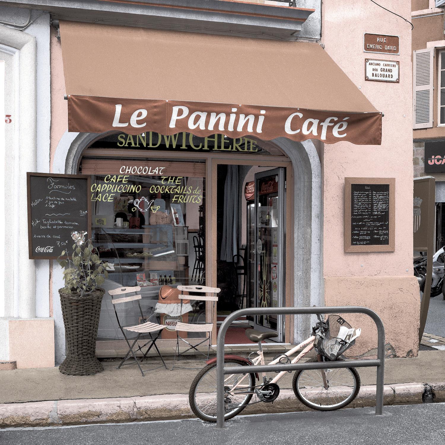 Le Panini Café by Alan Blaustein on GIANT ART - multicolor photography; landscapes; cuisine