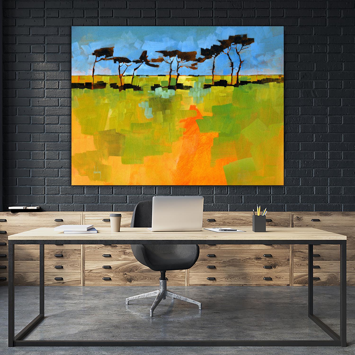 Suffolk Scots by Paul Bailey on GIANT ART - multicolor landscapes; contemporary