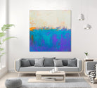 Orange Spark by Don Bishop on GIANT ART - beige abstract