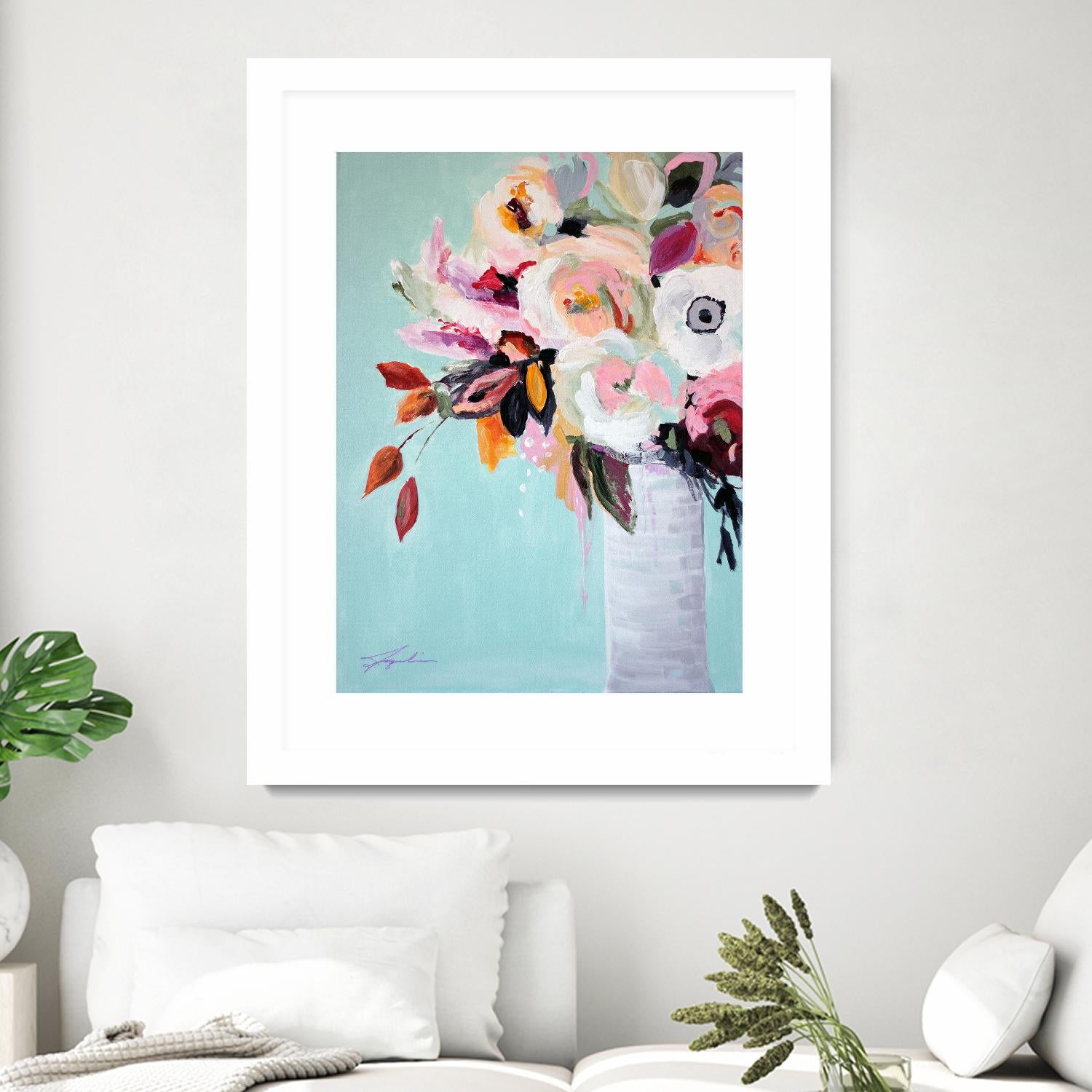 Fall Into Summer by Jacqueline Brewer on GIANT ART - multicolor floral/still life; contemporary