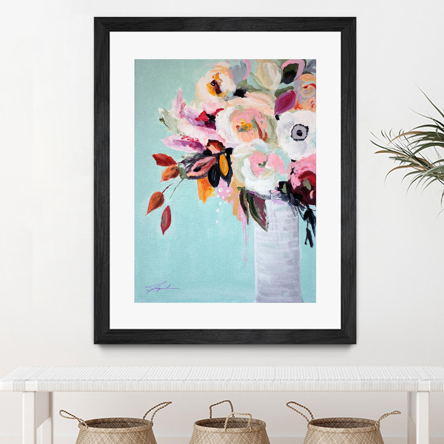 Fall Into Summer by Jacqueline Brewer on GIANT ART - multicolor floral/still life; contemporary