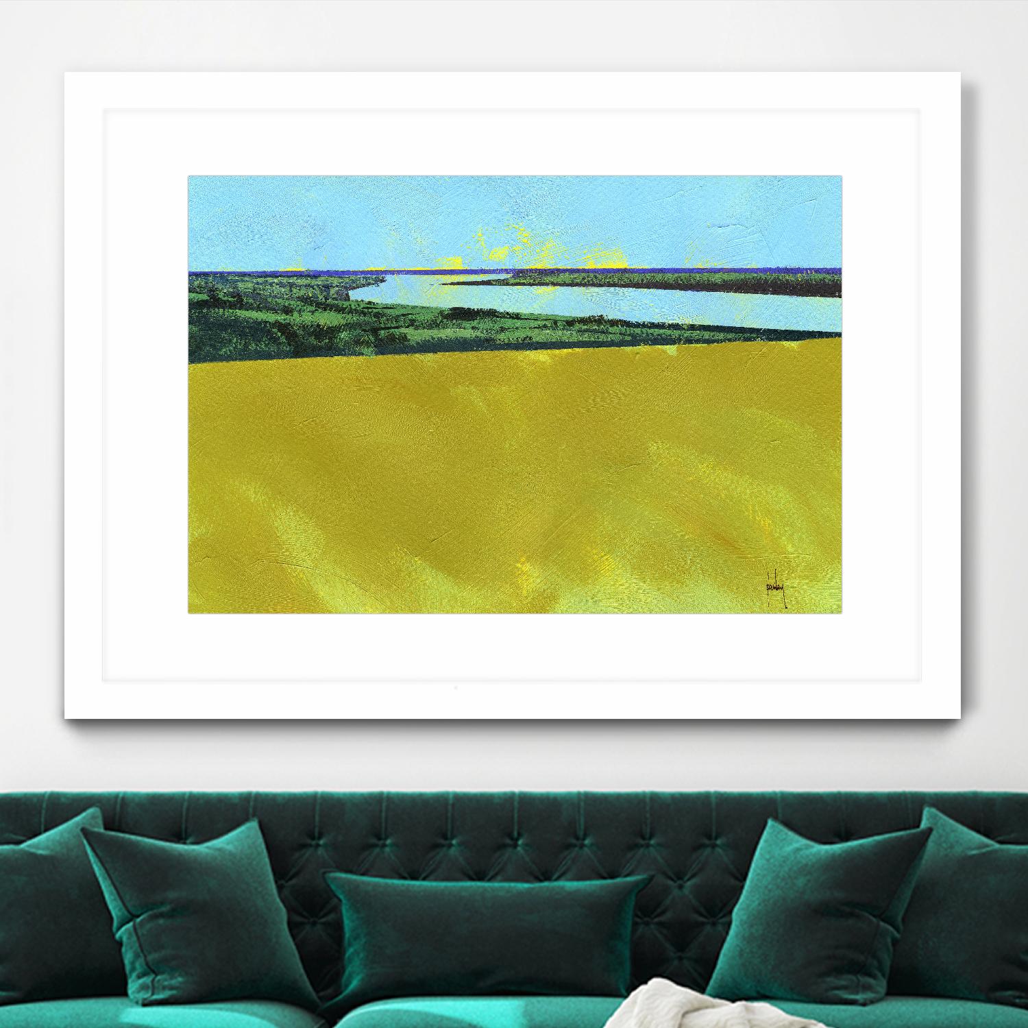 Crouch Valley by Paul Bailey on GIANT ART - multicolor landscapes; contemporary