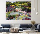 Hillside Garden by Marcia Burtt on GIANT ART - multicolor landscapes; contemporary