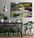 Hillside Garden by Marcia Burtt on GIANT ART - multicolor landscapes; contemporary