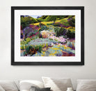 Hillside Garden by Marcia Burtt on GIANT ART - multicolor landscapes; contemporary