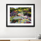 Hillside Garden by Marcia Burtt on GIANT ART - multicolor landscapes; contemporary