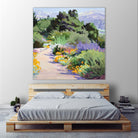 Path through the Poppies by Marcia Burtt on GIANT ART - multicolor landscapes; contemporary