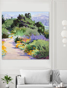 Path through the Poppies by Marcia Burtt on GIANT ART - multicolor landscapes; contemporary