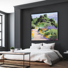 Path through the Poppies by Marcia Burtt on GIANT ART - multicolor landscapes; contemporary