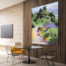 Path through the Poppies by Marcia Burtt on GIANT ART - multicolor landscapes; contemporary