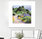 Path through the Poppies by Marcia Burtt on GIANT ART - multicolor landscapes; contemporary