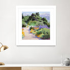 Path through the Poppies by Marcia Burtt on GIANT ART - multicolor landscapes; contemporary