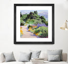 Path through the Poppies by Marcia Burtt on GIANT ART - multicolor landscapes; contemporary