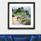 Path through the Poppies by Marcia Burtt on GIANT ART - multicolor landscapes; contemporary