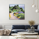 Path through the Poppies by Marcia Burtt on GIANT ART - multicolor landscapes; contemporary