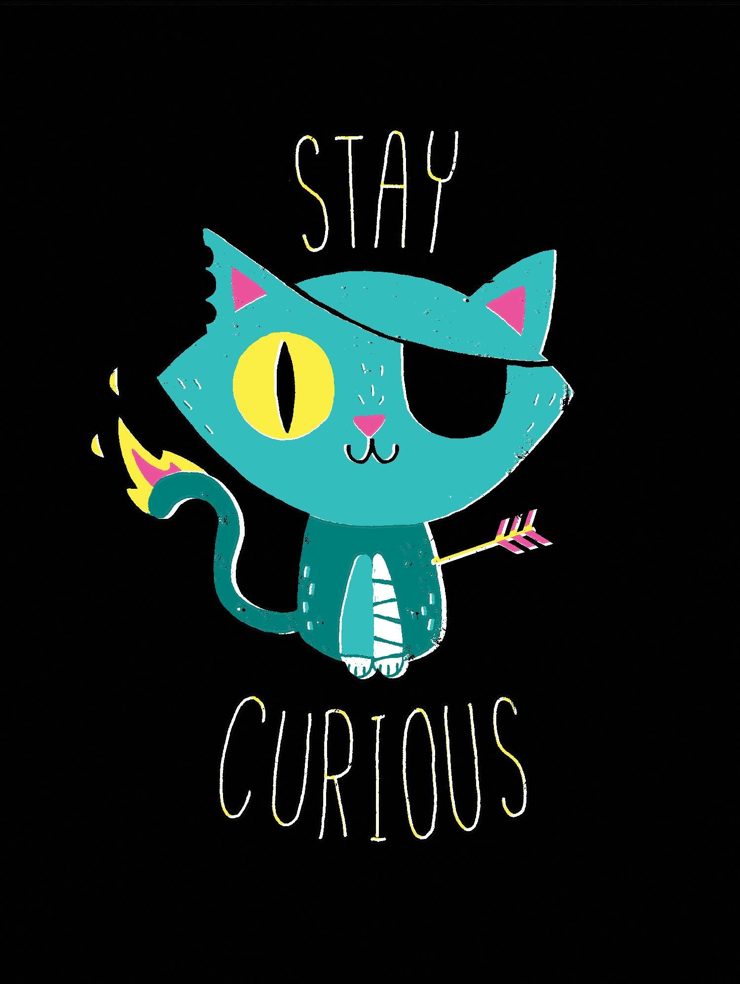 Stay Curious by Michael Buxton on GIANT ART - multicolor urban/pop surrealism; novelty; inspirational