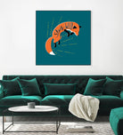 Stay Wild by Michael Buxton on GIANT ART - multicolor urban/pop surrealism; animals; inspirational
