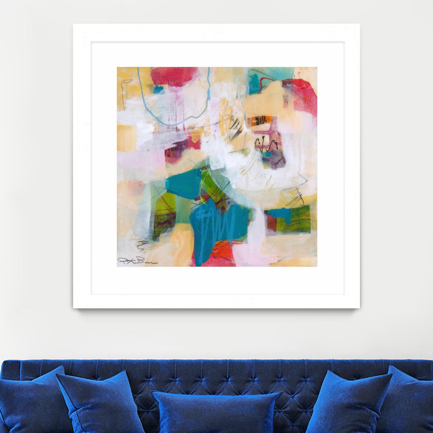 Oide 1 by Pamela K Beer on GIANT ART - multicolor abstracts, contemporary