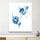Blue Move 1 by Lesia Binkin on GIANT ART - blue, white floral/still life, patterns, plants