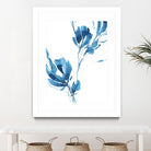 Blue Move 1 by Lesia Binkin on GIANT ART - blue, white floral/still life, patterns, plants