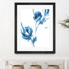 Blue Move 1 by Lesia Binkin on GIANT ART - blue, white floral/still life, patterns, plants